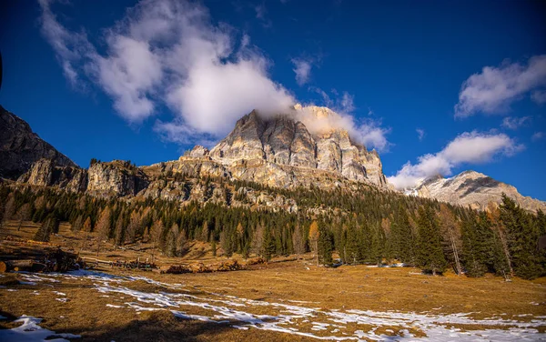 Die Atemberaubende Bergwelt Der Dolomiten Italien Unseco Weltnaturerbe Reisefotos — Stockfoto