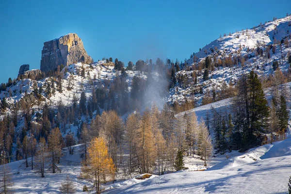 Dolomiterna Italienska Alperna Ett Världsarv Från Unesco Fotografi — Stockfoto