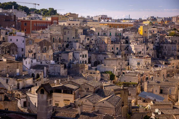 Amazing Matera Old Town Een Historisch Unesco Werelderfgoed Italië Reizen — Stockfoto