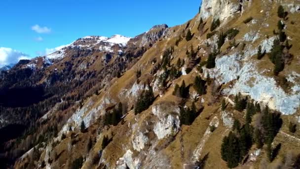 Talya Daki Dolomitlerin Inanılmaz Dağları Bir Unseco Dünya Mirası Sitesi — Stok video