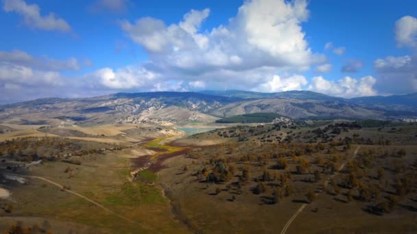 Voo Sobre Maravilhosas Paisagens Itália Viagens Fotografia — Vídeo de Stock