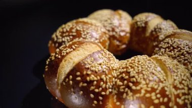 Susamlı sodyum tohumu - yiyecek fotoğrafçılığı