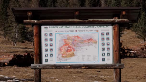 Parque Natural Los Dolomitas Tirol Del Sur Italia Patrimonio Humanidad — Vídeo de stock