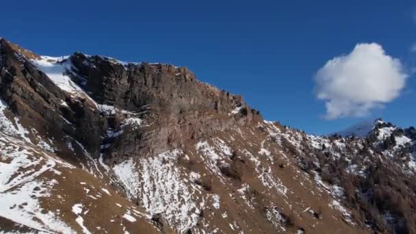 Удивительный Зимний Пейзаж Горах Доломитовых Альп Южная Тироль Италия Фотографии — стоковое видео