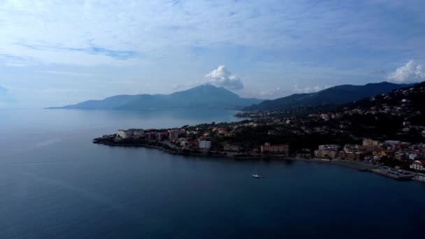 上記からイタリアの美しい西海岸 サレルノ州のサプリ 旅行写真 — ストック動画