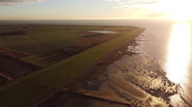 Almanya 'daki Wadden Denizi Tidelandları - İHA fotoğrafçılığı Almanya