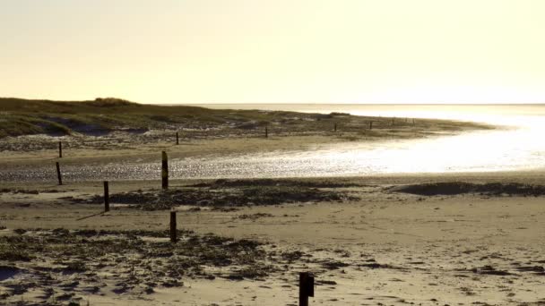 セント ピーター オーディングのワッデン海の素晴らしい風景 旅行写真 — ストック動画