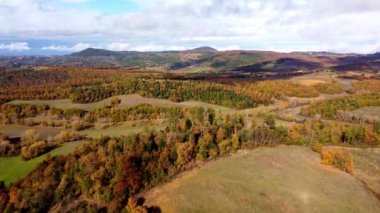 Tuscany İtalya 'da tipik kırsal alanlar ve manzara - seyahat fotoğrafçılığı