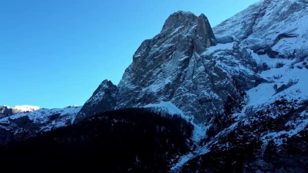 Удивительные Горы Доломитовых Альп Италии Объект Всемирного Наследия Unseco Фото — стоковое видео