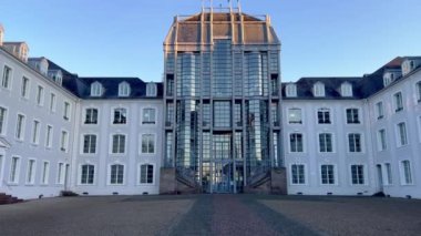 Saabruecken Almanya Şatosu - SAARBRUECKEN ŞEHRİ, GERMANY - 15 Ocak 2022