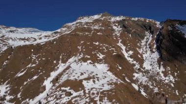 Dolomite Dağları 'ndaki şaşırtıcı kış manzarası Güney Tyrol İtalya - seyahat fotoğrafçılığı