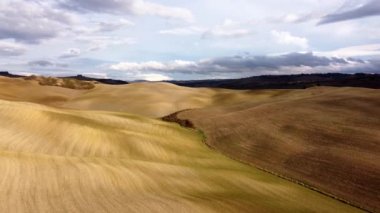 Tuscany İtalya 'da tipik kırsal alanlar ve manzara - seyahat fotoğrafçılığı