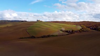 Tuscany İtalya 'da tipik kırsal alanlar ve manzara - seyahat fotoğrafçılığı