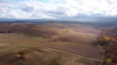 Tuscany İtalya 'da tipik kırsal alanlar ve manzara - seyahat fotoğrafçılığı