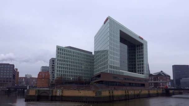 Γερμανική Εφημερίδα Spiegel Headquarter Hamburg Hamburg Γερμανία Δεκεμβρίου 2021 — Αρχείο Βίντεο
