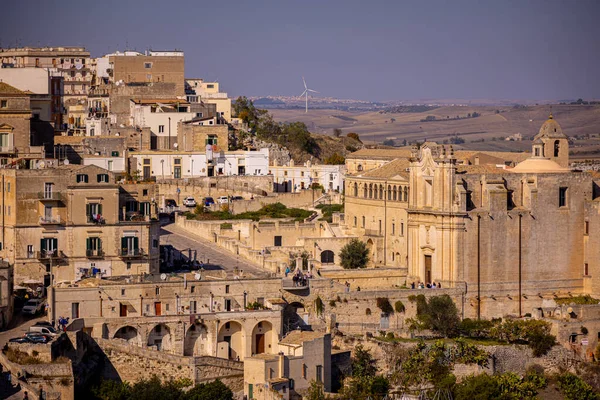 Matera Italia Una Las Ciudades Italianas Más Bellas Fotografía Viajes — Foto de Stock