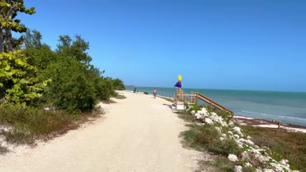 Bellissimo Bahia Honda State Park sulle Florida Keys - FLORIDA KEYS, STATI UNITI - 20 FEBBRAIO 2022 — Video Stock