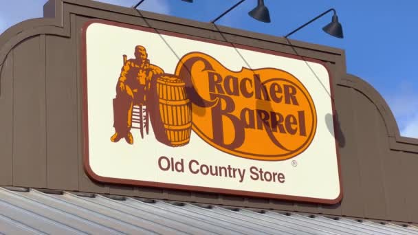 Bolacha Barrel Old Country store - HOMESTEAD, ESTADOS UNIDOS - FEVEREIRO 20, 2022 — Vídeo de Stock