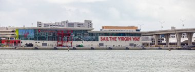 Sail the Virgin Way - Miami Virgin Cruise terminali - MIAMI, FLORIDA - 14 Şubat 2022