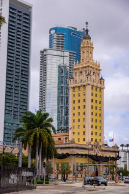 Miami 'deki Özgürlük Kulesi - MIAMI, FLORIDA - 14 Şubat 2022