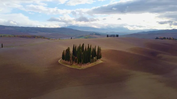 Maravilhosos campos da Toscana no outono - bela Toscana Itália — Fotografia de Stock