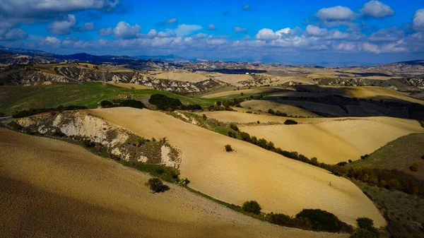 Italië van bovenaf - prachtige landelijke landschappen en verbazingwekkende natuur — Stockfoto