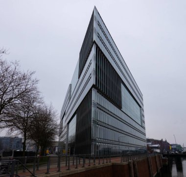 ZDF TV istasyonu Hamburg - Alman Televizyonu - HAMBURG, GERMANY ŞEHRİ - 21 ARALIK 2021