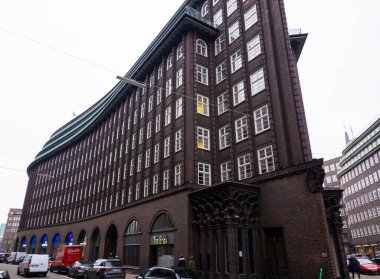 Hamburg 'daki Chilehouse - HAMBURG ŞEHRİ, ALMANA - 21 ARALIK 2021