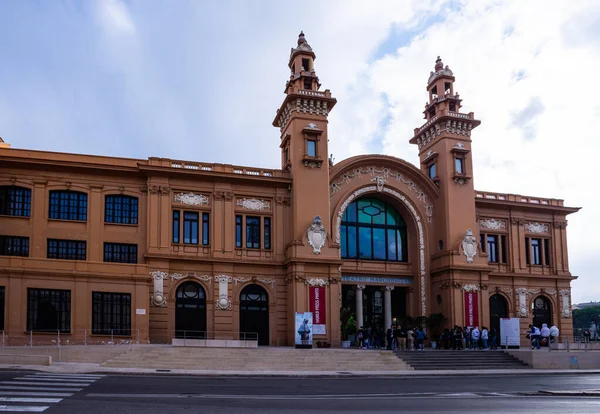 Museu do Teatro Margherita na cidade de Bari Itália - BARI, ITÁLIA - OUTUBRO 31, 2021 — Fotografia de Stock