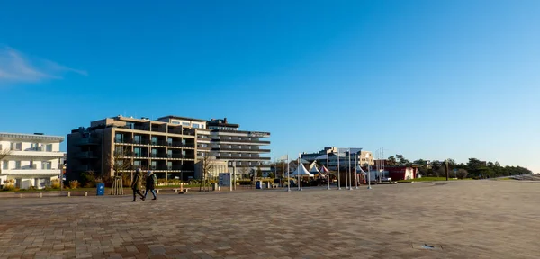 La costa de San Pedro Ording en el Mar del Norte - FRISIA DEL NORTE, ALEMANIA - 21 DE DICIEMBRE DE 2021 — Foto de Stock