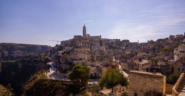 Matera - İtalya 'nın Avrupa kültür başkenti - ünlü Dünya Mirası sahası