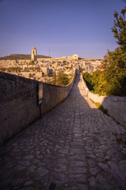 Puglia 'nın tarihi şehir merkezi Gravina - Apulia İtalya' nın güzel bir köyü.