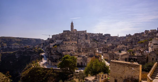 Matera - de Europese culturele hoofdstad in Italië - de beroemde werelderfgoedlocatie — Stockfoto