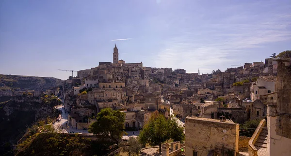 Matera - de Europese culturele hoofdstad in Italië - het beroemde werelderfgoed MATERA, ITALIË - OKTOBER 30, 2021 — Stockfoto