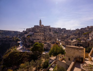 Matera - İtalya 'nın Avrupa kültür başkenti - ünlü Dünya Mirası sahası
