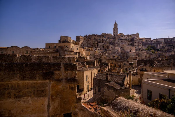 Matera in Italië - een van de mooiste Italiaanse steden — Stockfoto