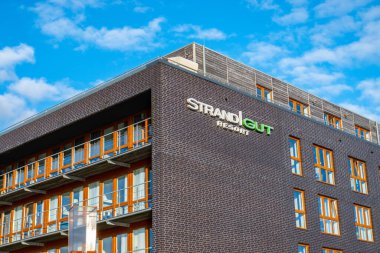 Strandgut Resort Hotel, Kuzey Frizya St Peter Ording - Kuzey Frizya, GERMANY - 21 Aralık 2021