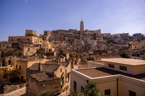 Matera in Italië - een van de mooiste Italiaanse steden — Stockfoto