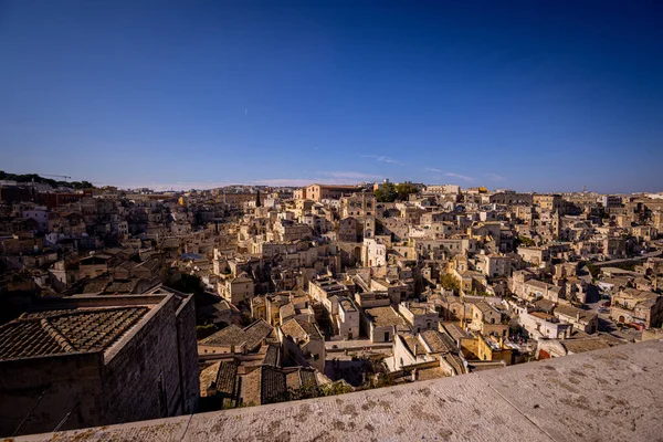 Amazing Matera Old Town - a historic Unesco World Heritage site in Italy — Stock Photo, Image