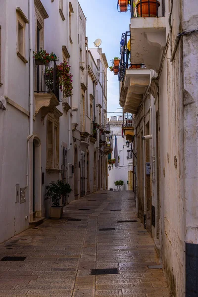 Historisch centrum van Martina Franca in Italië — Stockfoto