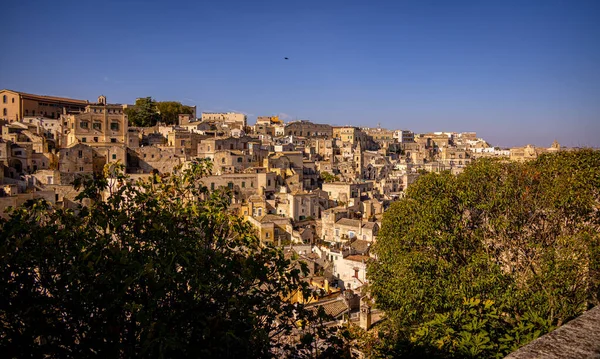 Amazing Matera Old Town - a historic Unesco World Heritage site — стокове фото