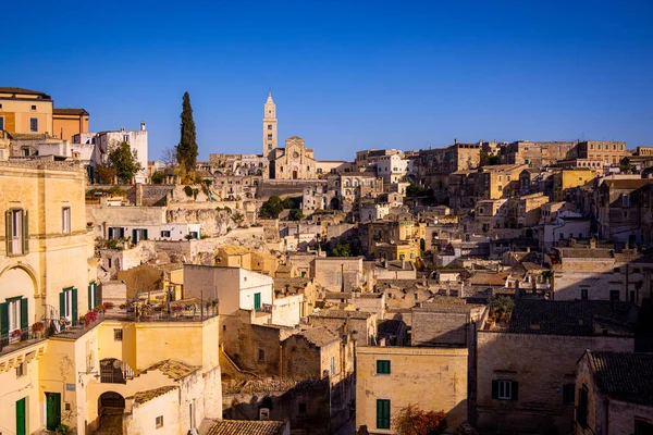 Increíble casco antiguo de Matera - Patrimonio de la Humanidad de la Unesco en Italia —  Fotos de Stock