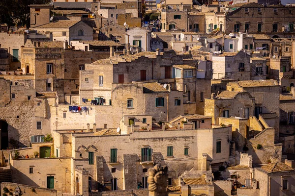 Amazing Matera Old Town - a historic Unesco World Heritage site — стокове фото