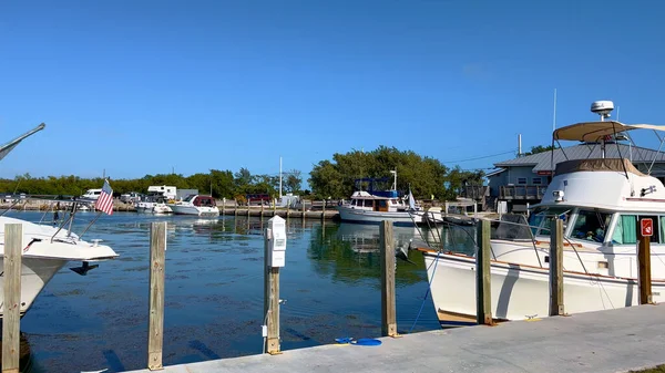 Kleine jachthaven op de Florida Keys — Stockfoto