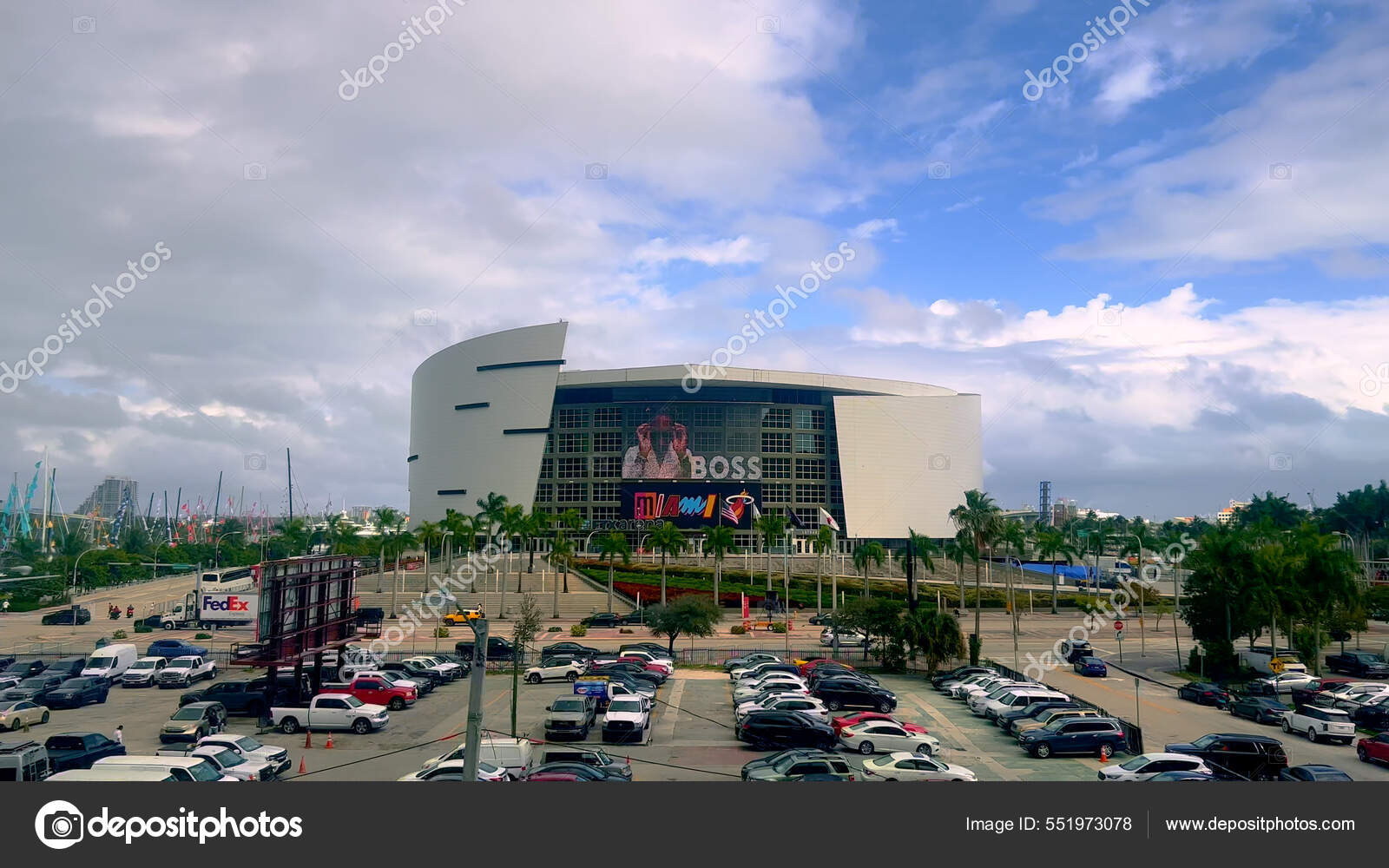 American Airlines Arena in Miami, USA Editorial Photography