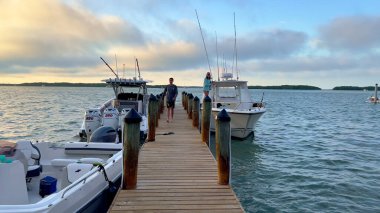 İslamorada 'daki Dünya Çapındaki Gözcü İskelesi' nin inanılmaz manzarası - ISLAMORADA, Birleşik Devletler - 20 Şubat 2022