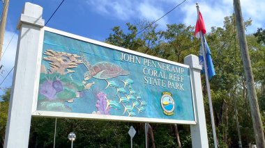 Key Largo 'daki John Pennecamp Mercan Kayalıkları Parkı - FLORIDA KEYS, Birleşik Devletler - 20 Şubat 2022