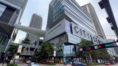 Miami 'deki Modern Brickell Şehir Merkezi - MIAMI, Birleşik Devletler - 20 Şubat 2022