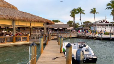 Florida Keys 'teki ünlü World Wide Sportsman İskelesi - ISLAMorADA, Birleşik Devletler - 20 Şubat 2022