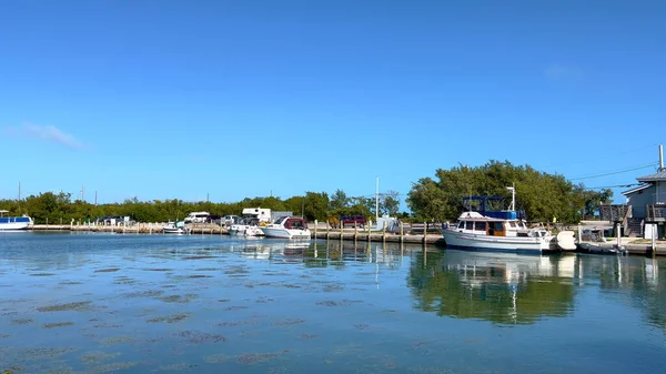 Small marina on the Florida Keys — Stock Photo, Image